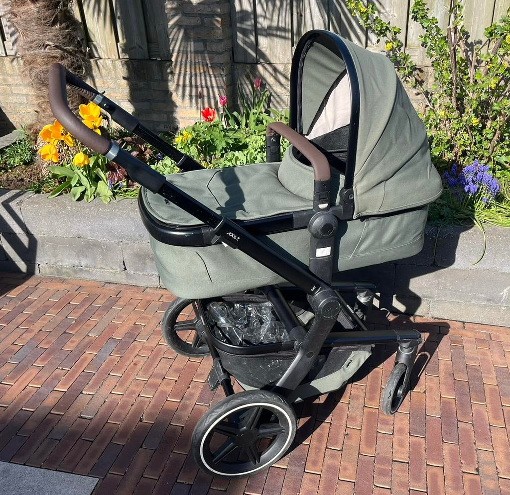 Kinderwagen Joolz day+ groen met zwart frame, Ophalen, Gebruikt, Overige merken