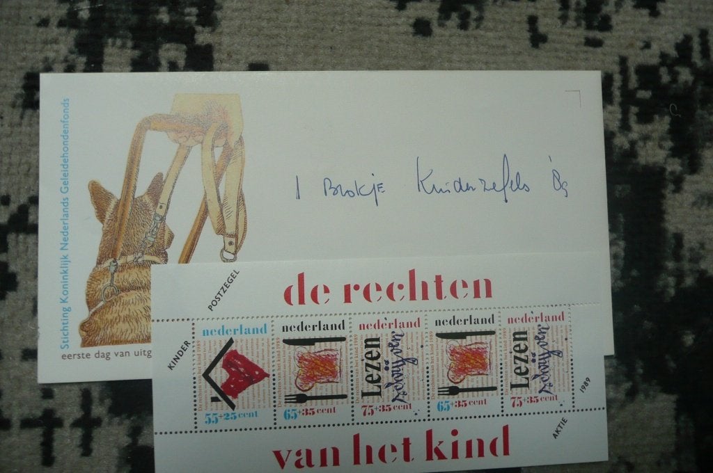 kinderzegels 1989, Postzegels en Munten, Postzegels | Nederland, Verzenden, Na 1940, Postfris