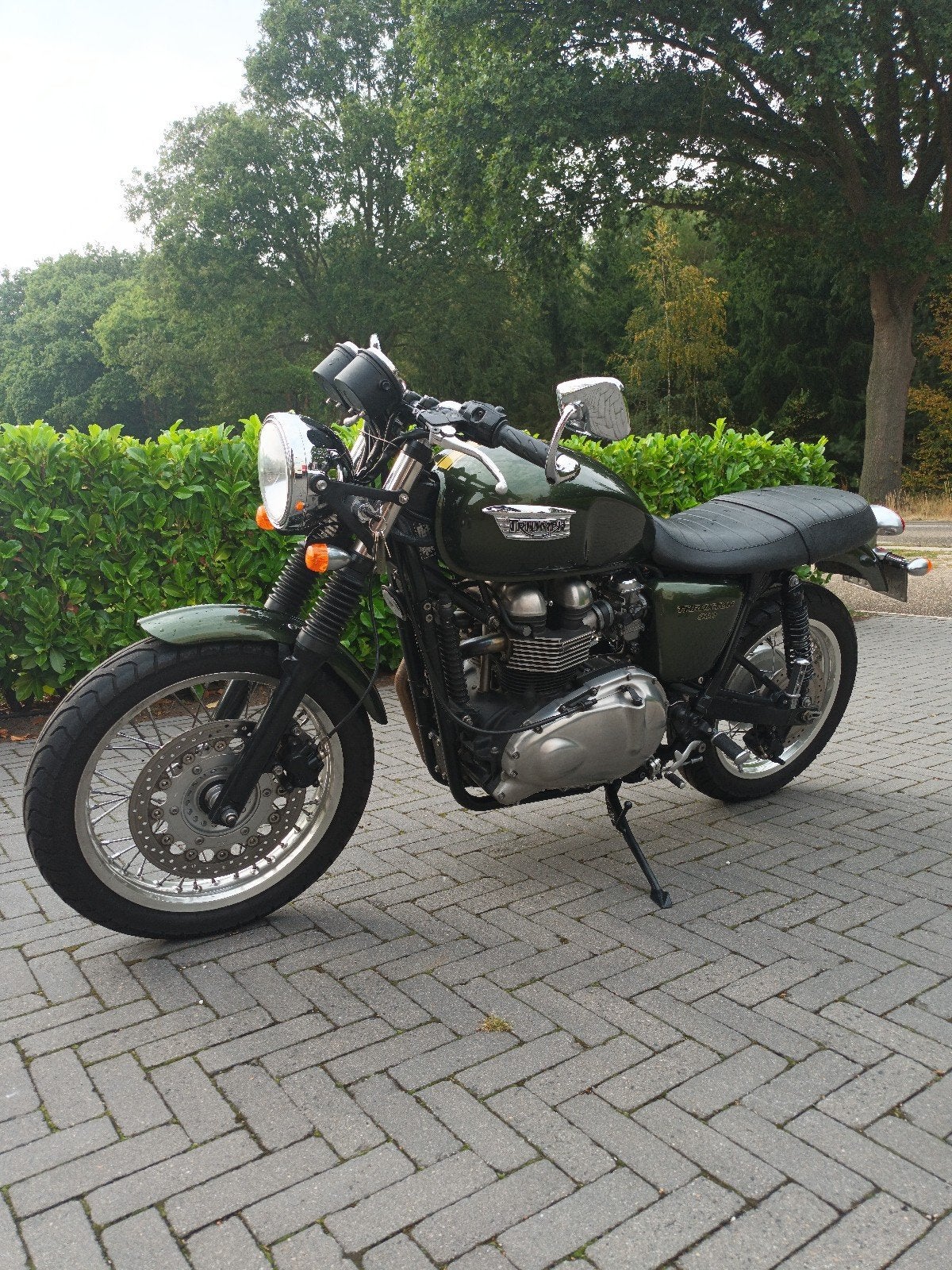 goed onderhouden Triumph Truxton 900, bj 2013, Motoren, 2 cilinders, Motorrijbewijs A, 900 cc, Particulier