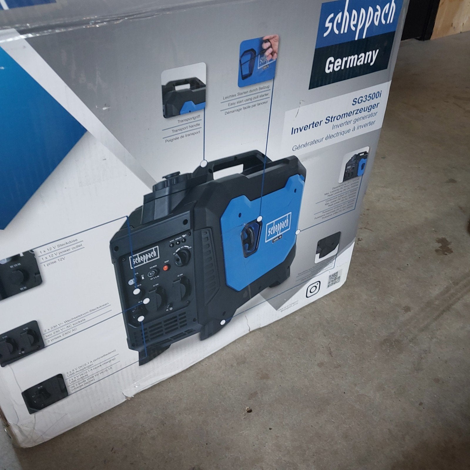 Nieuwe Scheppach Aggregaat SG3500i - Ongebruikt, Ophalen of Verzenden, Nieuw