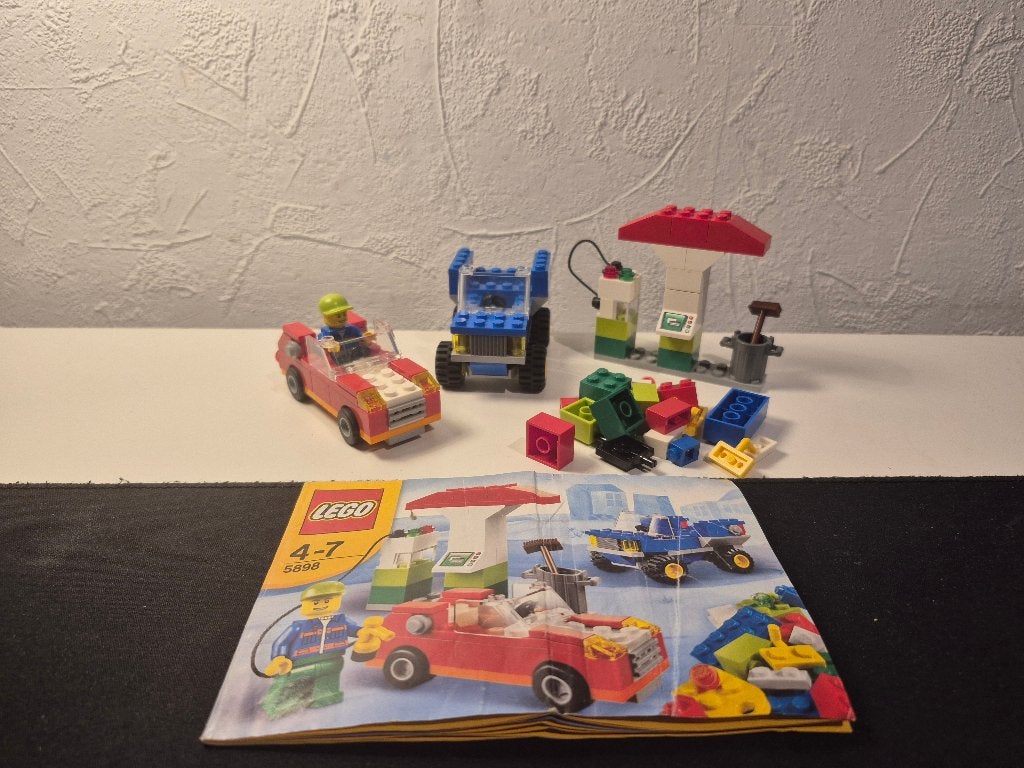 Lego Basic 5898 Cars Building Set, Gebruikt, Overige thema's, Lego, Ophalen of Verzenden