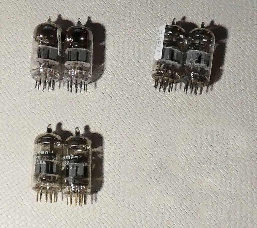 3 paartjes, tube rolling -  ECC88, 6922/E88CC, 6N23P,, Audio, Tv en Foto, Buizenversterkers, Ophalen of Verzenden, Buis of Buizen