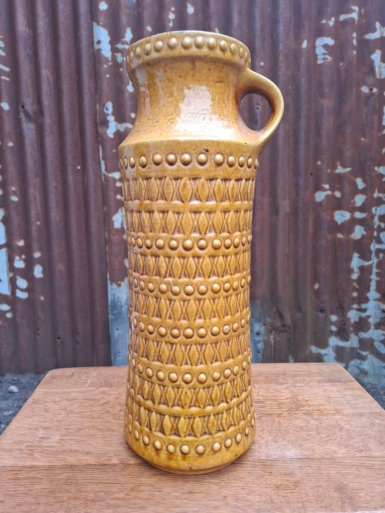 Fat lava  west germany retro vaas  45 cm hoog !!!, Ophalen
