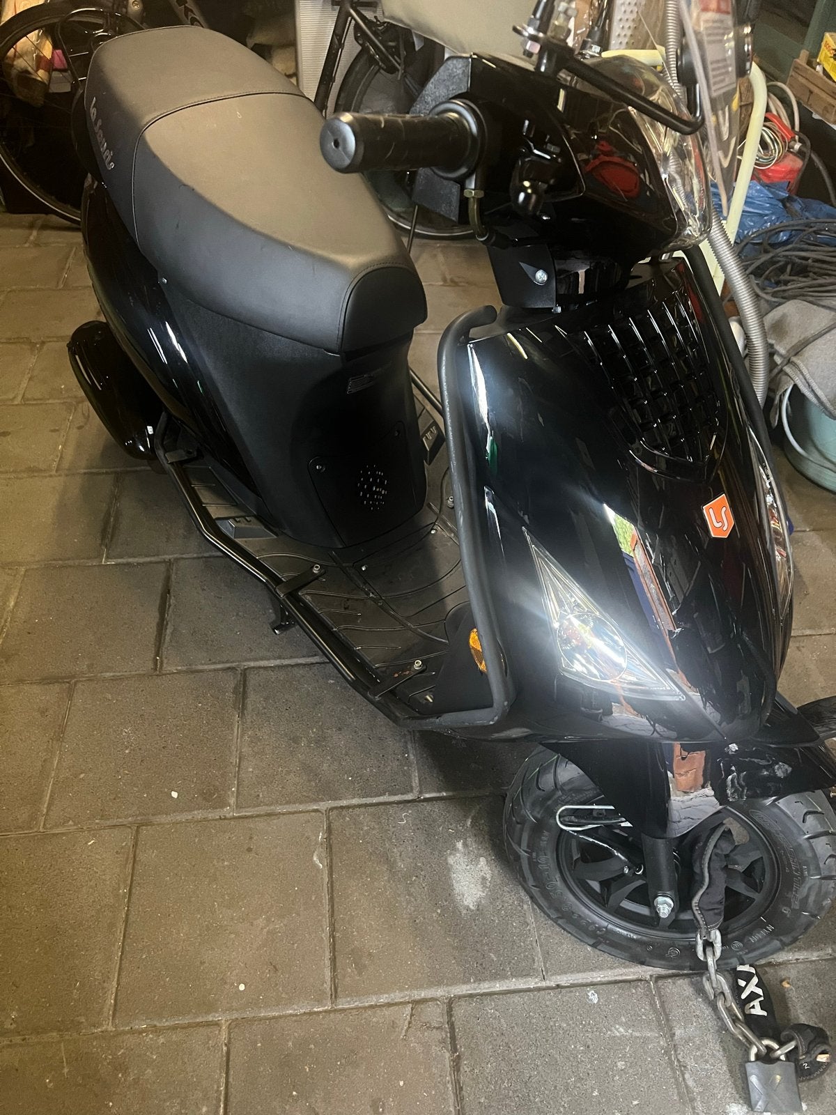 La Souris City Scooter - Zwart, Zo goed als nieuw, Fietsen en Brommers, Nieuw, Benzine, Ophalen, Overige merken
