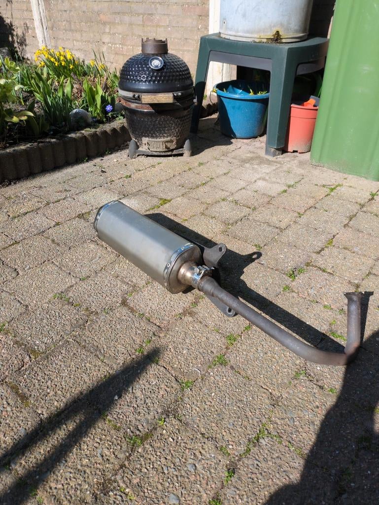 Sym Orbit 1 uitlaat - Jamarcol (nep Akrapovic), Ophalen, Gebruikt, Uitlaat, SYM