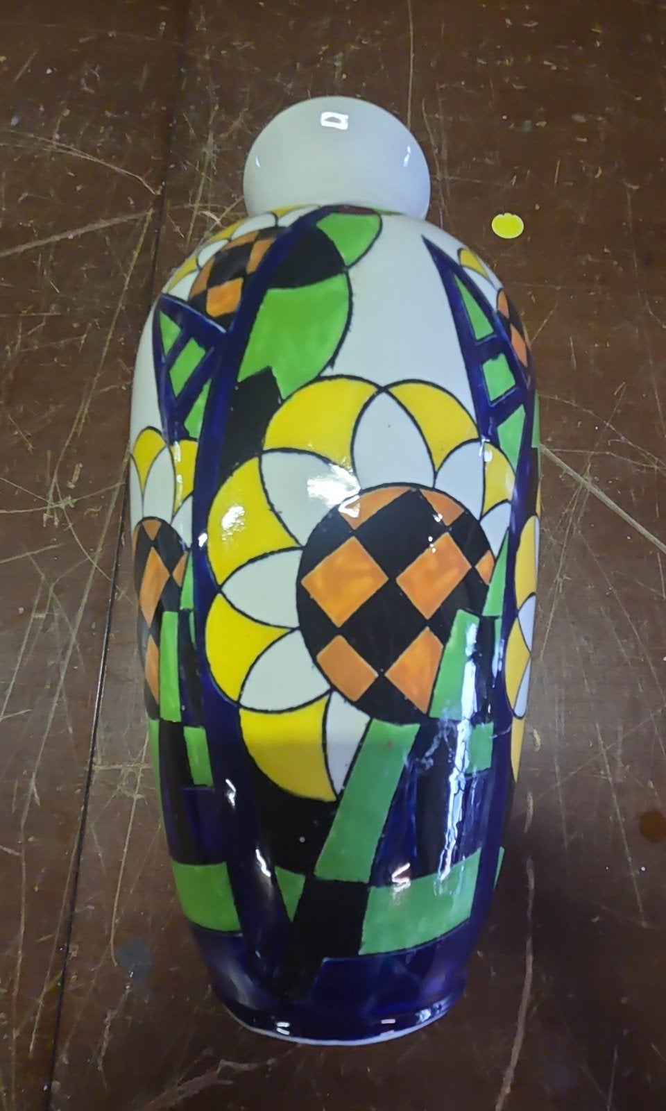 art deco Charles Catteau vaas, Ophalen of Verzenden