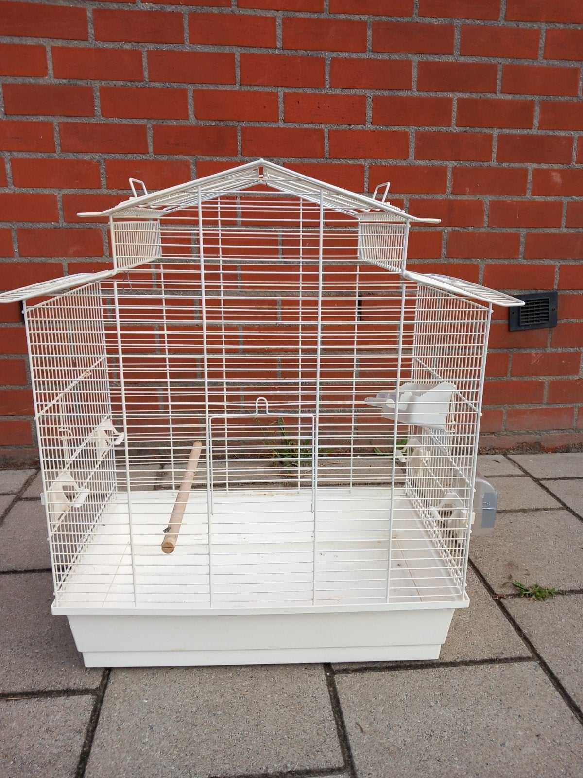 Nette vogelkooi met toebehoren. Ophalen Delft, Ophalen, Zo goed als nieuw, Metaal, Vogelkooi
