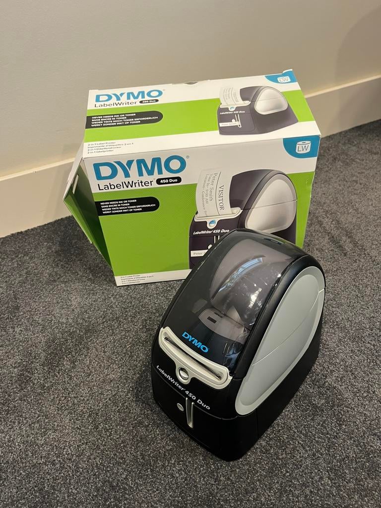 Dymo LabelWriter 450 duo Labelprinter, Computers en Software, Labelprinters, Ophalen of Verzenden, Zo goed als nieuw