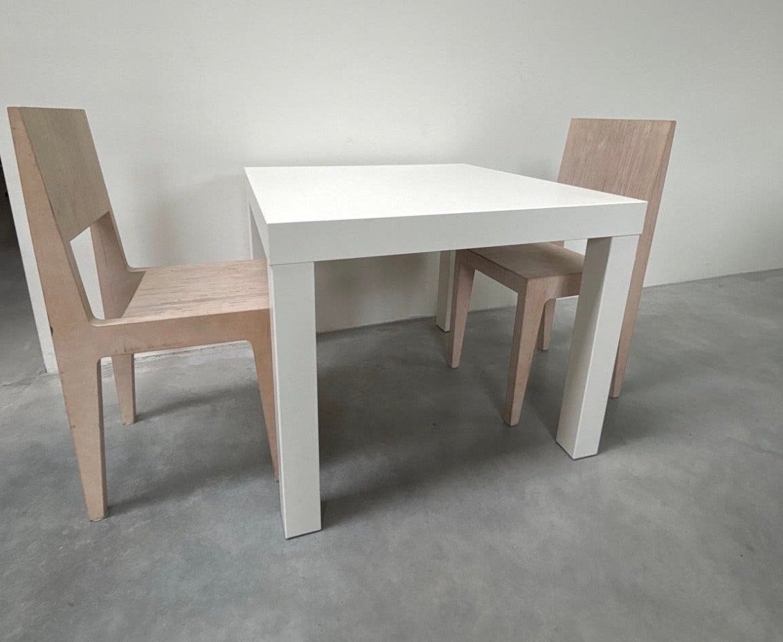 IKEA LACK bijzettafel 55x55 cm - Prima staat, Huis en Inrichting, Tafels | Bijzettafels, Strak, Vierkant, 55 tot 75 cm, Zo goed als nieuw