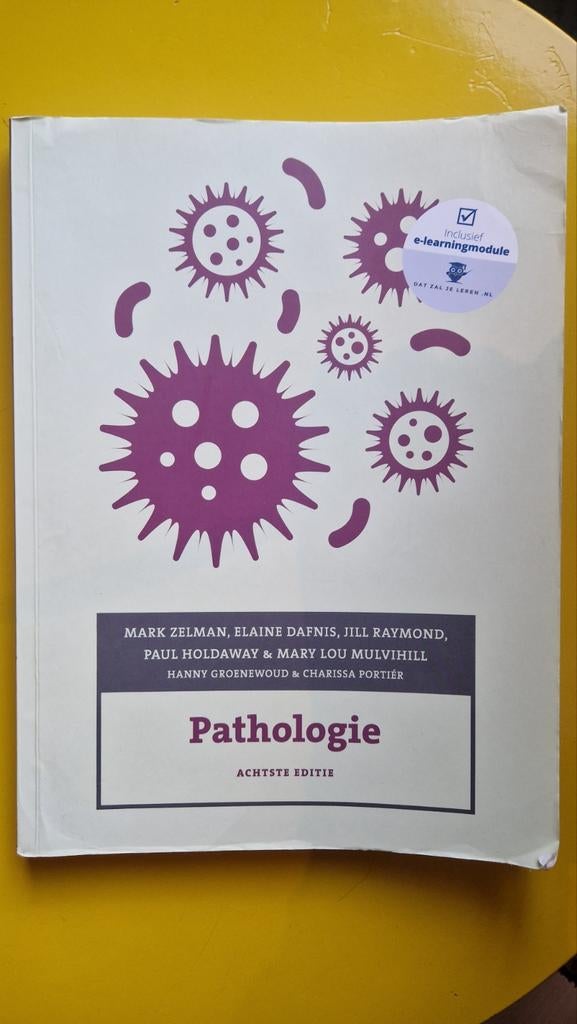 Pathologie achtste editie, Ophalen of Verzenden, Zo goed als nieuw, Charissa Portiér; Elaine Dafnis; Jill Raymond; Mark Zelman; P...