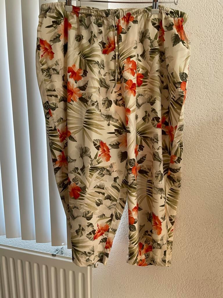 Liz Claiborne Elisabeth Bermuda broek - bloemen - US 22, Kleding | Dames, Overige kleuren, Maat 46/48 (XL) of groter, Ophalen of Verzenden
