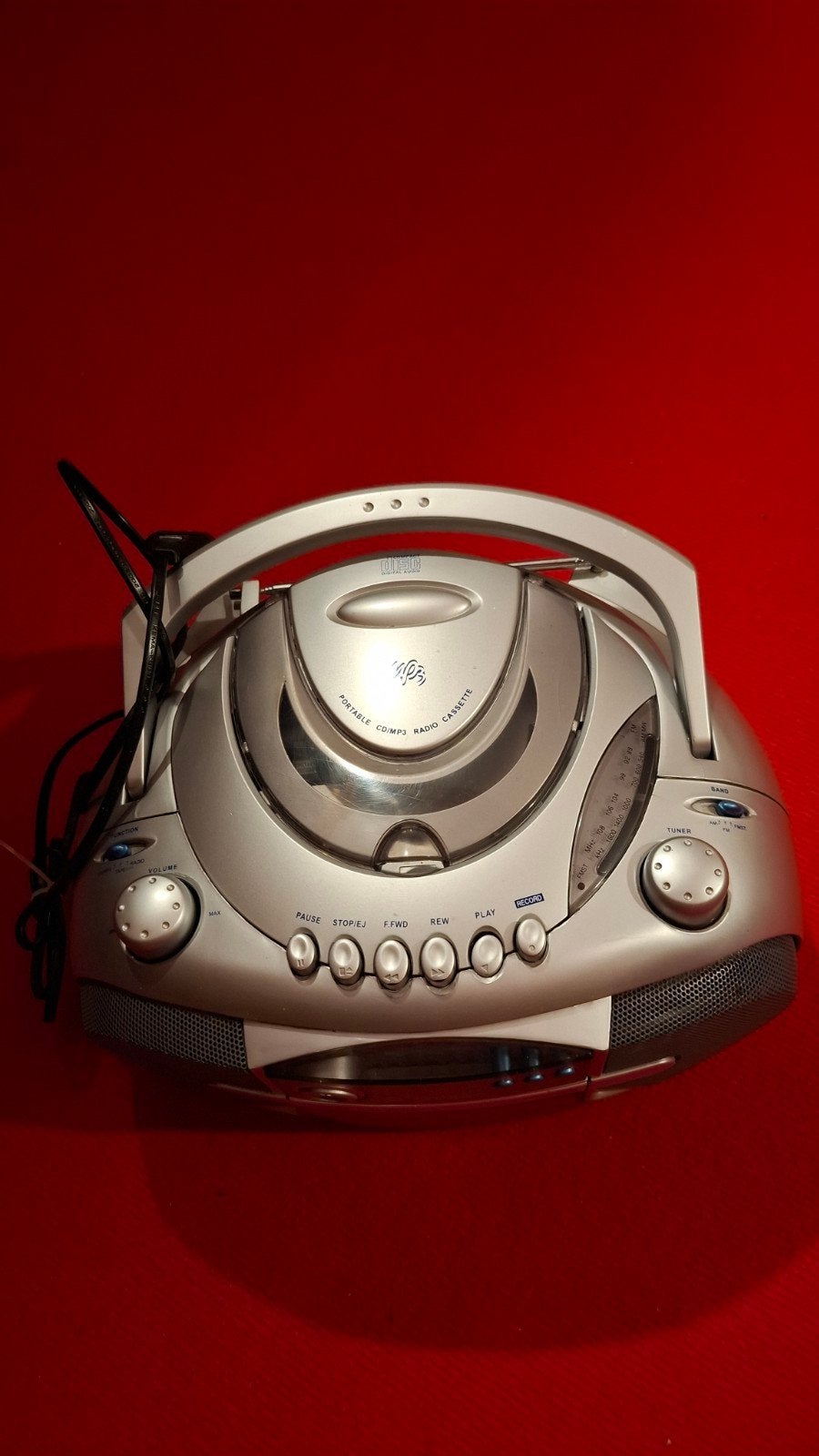 Radio /cd speler, Ophalen