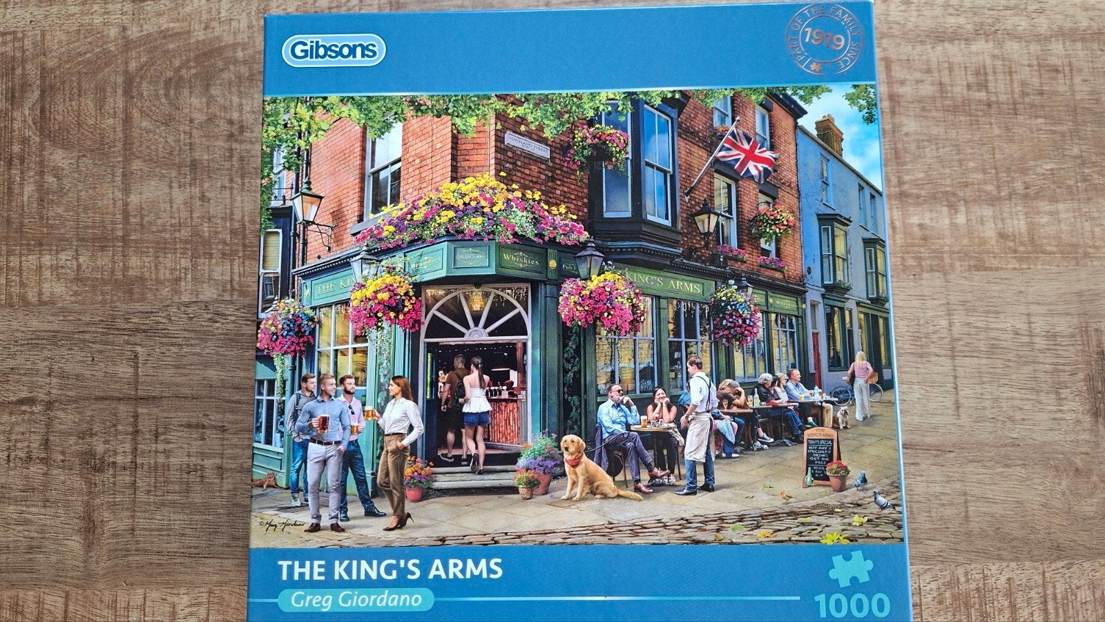 Gibsons puzzel: The King's arms (1000 stukjes), Ophalen of Verzenden, Zo goed als nieuw, Legpuzzel