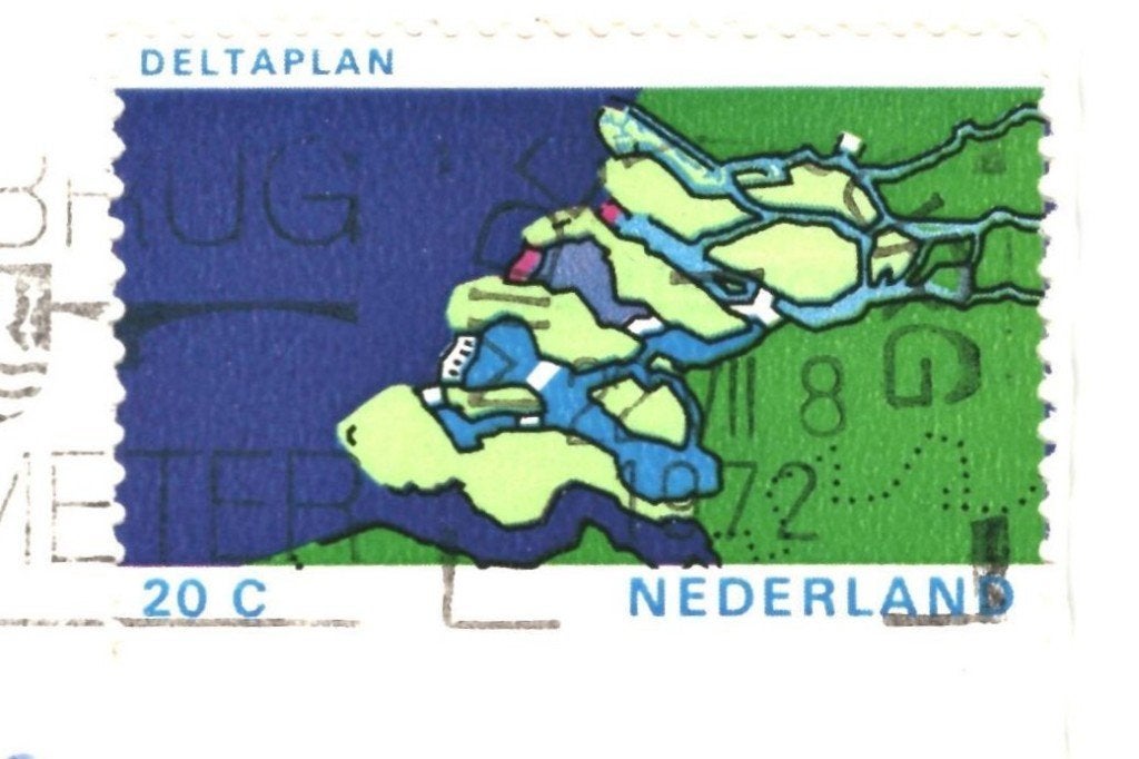 939661 Dishoek Koudekerke 1972 Zeeland Gelopen met postzegel, Ophalen of Verzenden, 1960 tot 1980, Gelopen, Zeeland