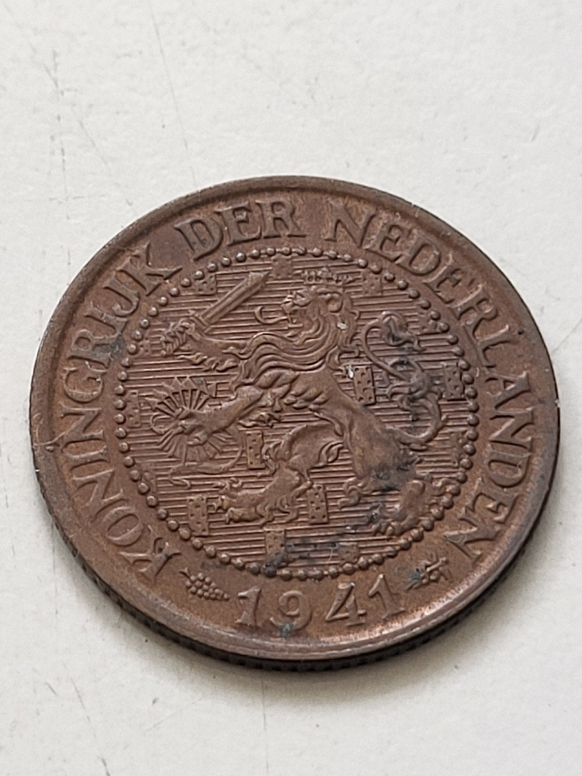Munt Nederland 2½ Cent 1941 - Koningin Wilhelmina, Ophalen of Verzenden