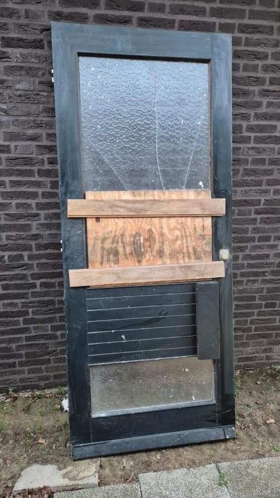 Diversen houten deuren & kozijn - zie omschrijving, Ophalen, Gebruikt, 80 tot 100 cm, Binnendeur