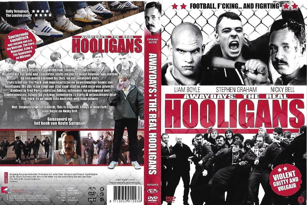 Awaydays, the real hooligans, Vanaf 16 jaar, Ophalen of Verzenden, Zo goed als nieuw