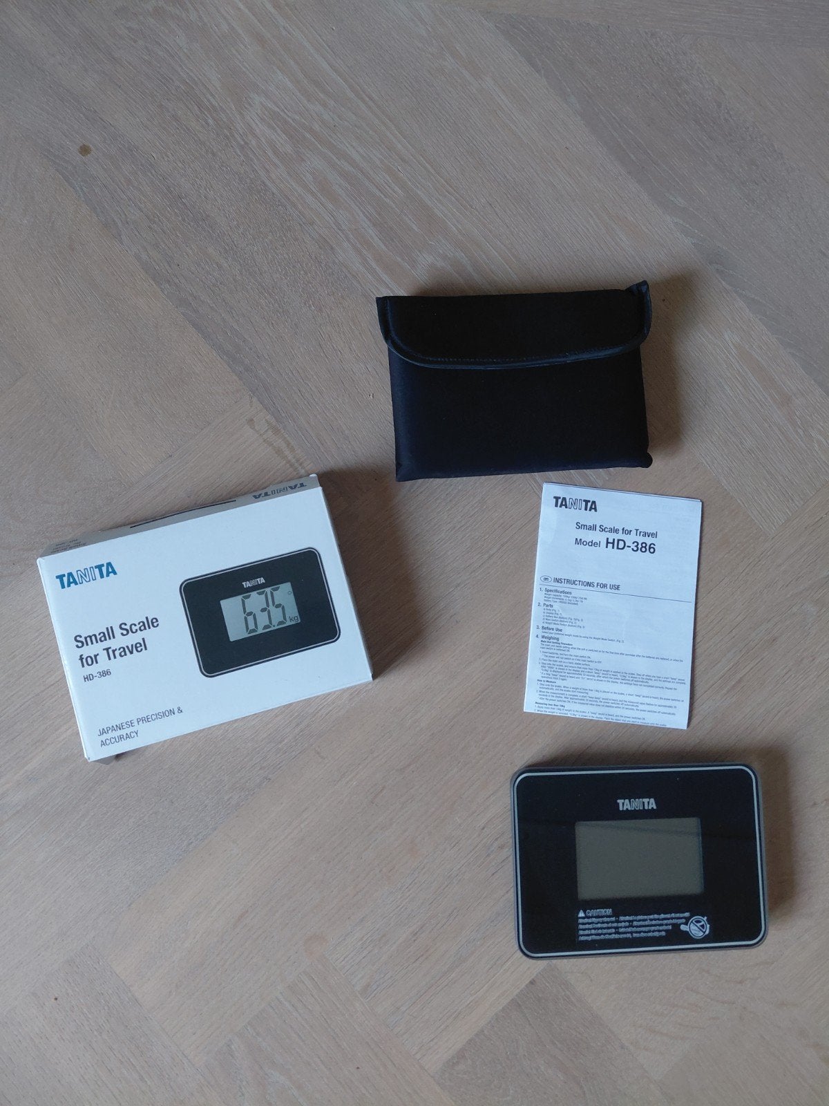 Tanita HD-386 Kleine Reisweegschaal - Nieuw in doos, Minder dan 10 kg, Nieuw, Ophalen of Verzenden, Digitaal
