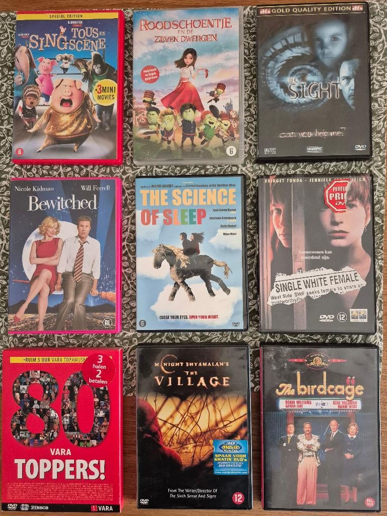DVD's Sing, Roodschoentje etc, Cd's en Dvd's, Alle leeftijden, Ophalen of Verzenden, Gebruikt