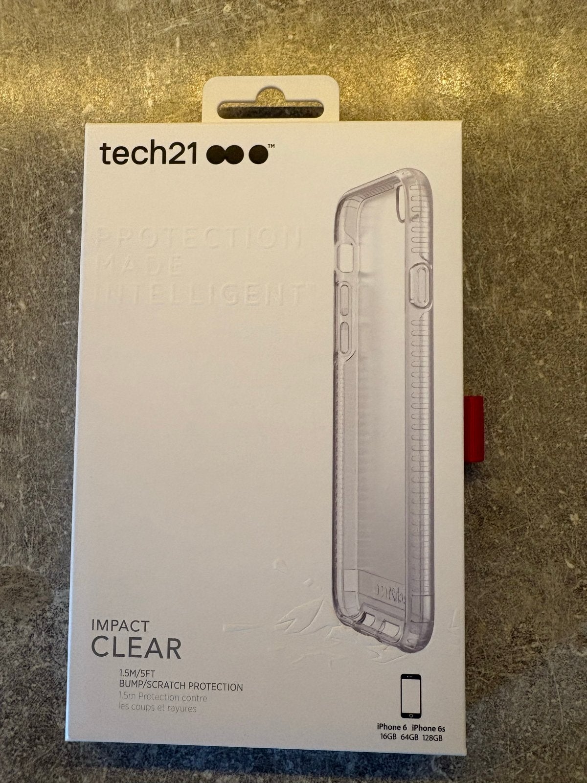 Tech21 Impact Clear iPhone 6-7-8-SE hoesje - Transparant, Telecommunicatie, Mobiele telefoons | Hoesjes en Frontjes | Apple iPhone