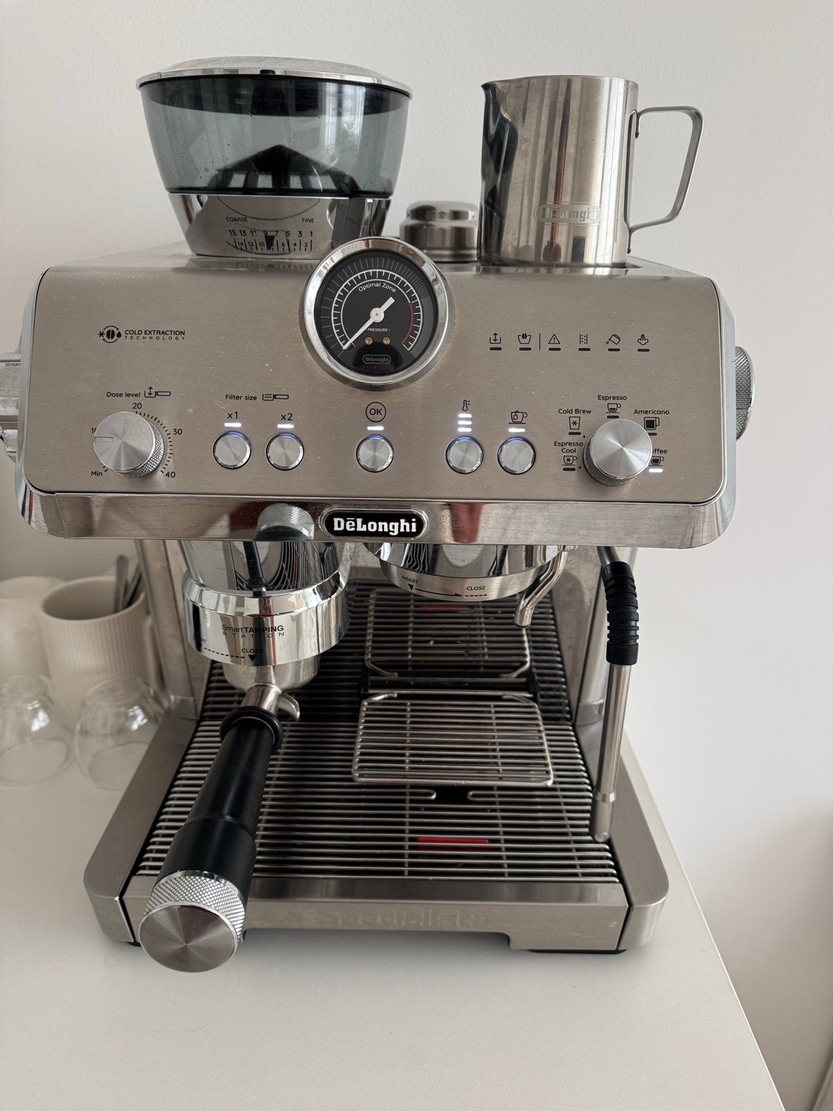 De'Longhi La Specialista Opera EC9555.M Espressomachine, Afneembaar waterreservoir, Espresso apparaat, Zo goed als nieuw, 2 tot 4 kopjes