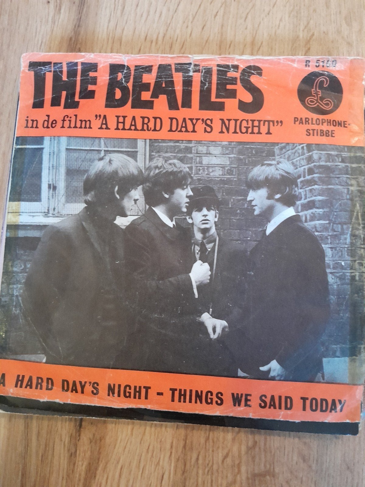 the beatles 7inch a hard day,s night, Cd's en Dvd's, Vinyl Singles, Ophalen of Verzenden, Zo goed als nieuw, Pop