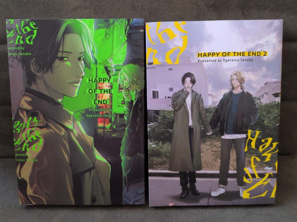 Happy of the End BL Yaoi Manga Deel 1 & 2 - Ogeretsu Tanaka, Ophalen of Verzenden, Zo goed als nieuw, Ogeretsu Tanaka, Wereld overig