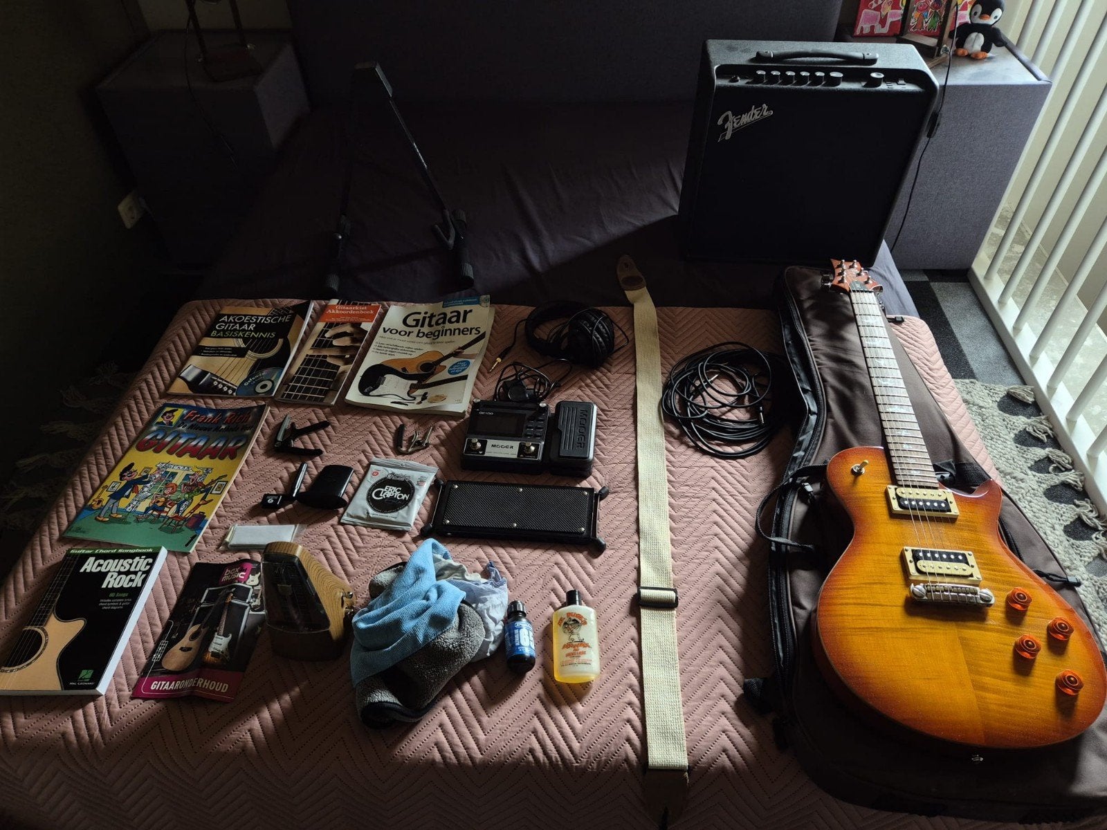 PRS SE 245 Vintage Sunburst elektrisch gitaar + toebehoren, Ophalen, Zo goed als nieuw, Solid body, Paul Reed Smith