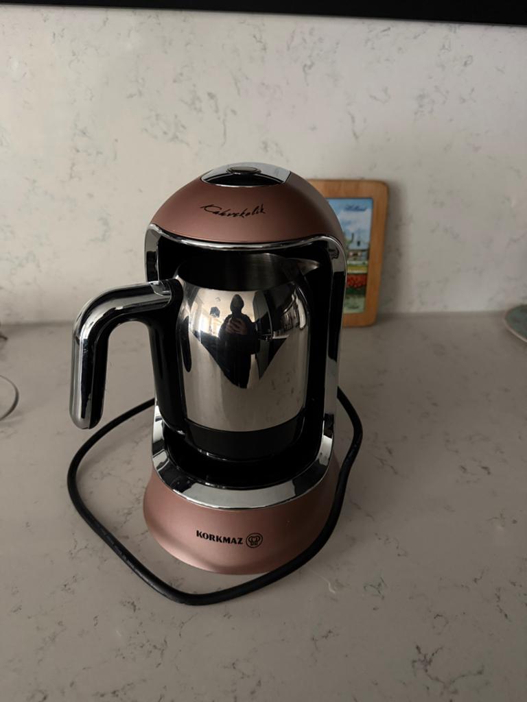 Korkmaz Kahvekolik Turkse koffiemachine - Zo goed als nieuw, Ophalen of Verzenden, Zo goed als nieuw