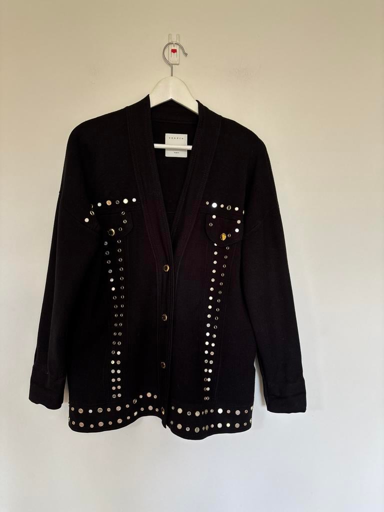 Sandro vest size 1/36, Kleding | Dames, Ophalen of Verzenden, Zo goed als nieuw, Maat 36 (S), Zwart