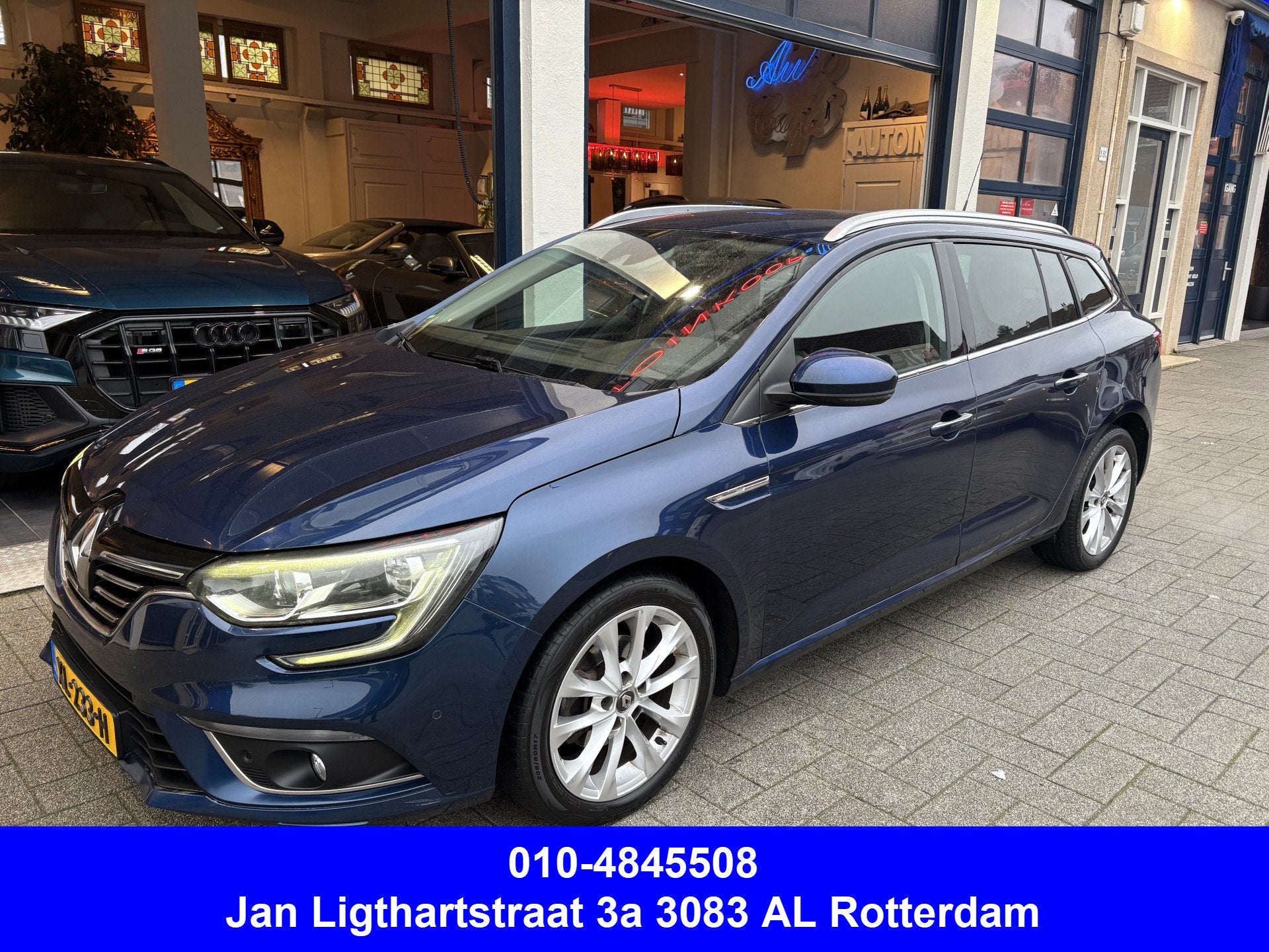 Renault Mégane Estate 1.2 TCe Série Signature Exclusiv FUL, Gebruikt, Euro 6, 4 cilinders, Blauw