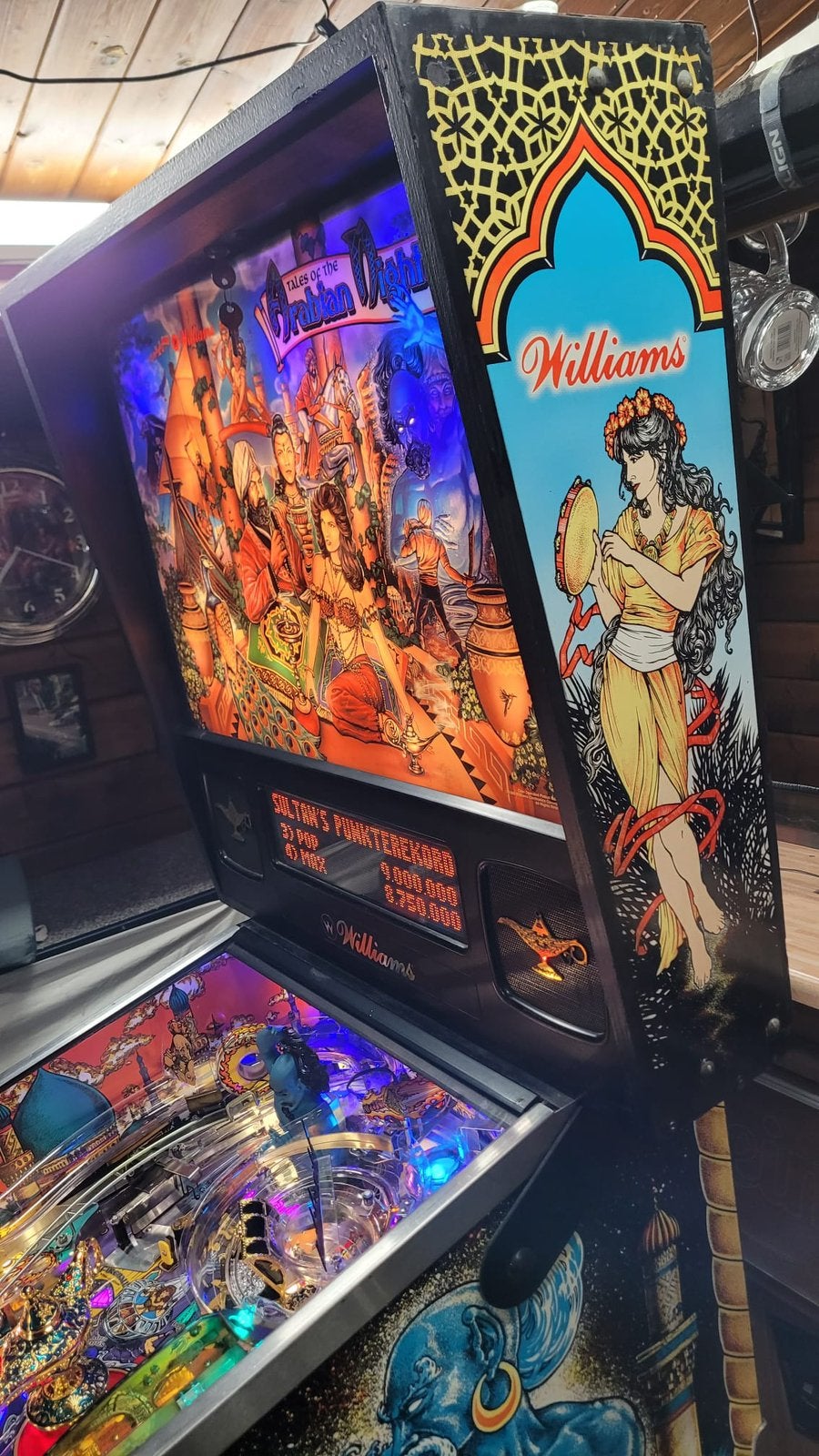 Prachtige Tales of the Arabian nights (totan), Verzamelen, Automaten | Flipperkasten, Ophalen, Williams, Zo goed als nieuw, Dot-matrix
