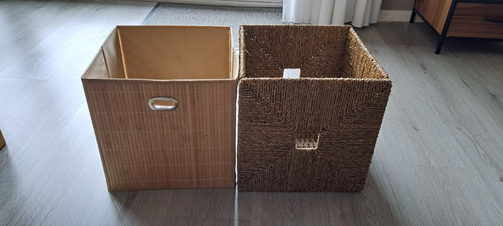IKEA KNIPSA & bamboe opbergbox, Ophalen, Minder dan 50 cm, 50 tot 100 cm, Zo goed als nieuw