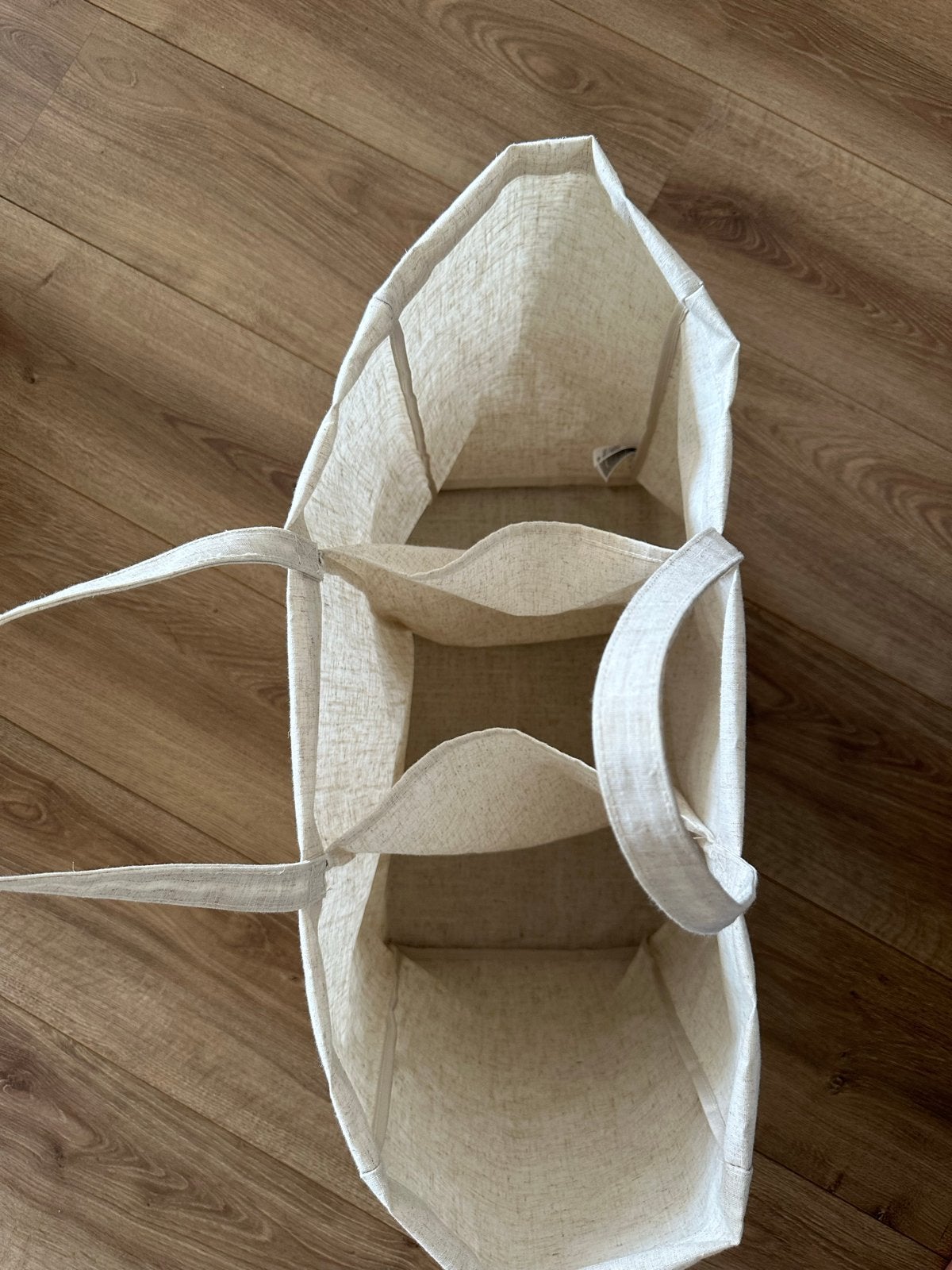 H&M Home wasmand - 50x28x46 cm, Ophalen of Verzenden, Zo goed als nieuw, Beige, Textiel