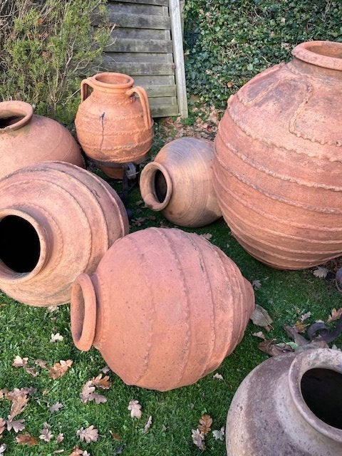 Kruiken en amforen, meer dan 100j. handgemaakt, Ophalen