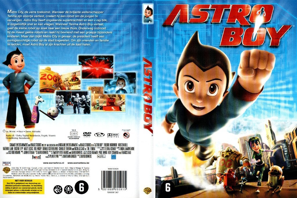 Astro boy, Vanaf 6 jaar, Ophalen of Verzenden, Zo goed als nieuw