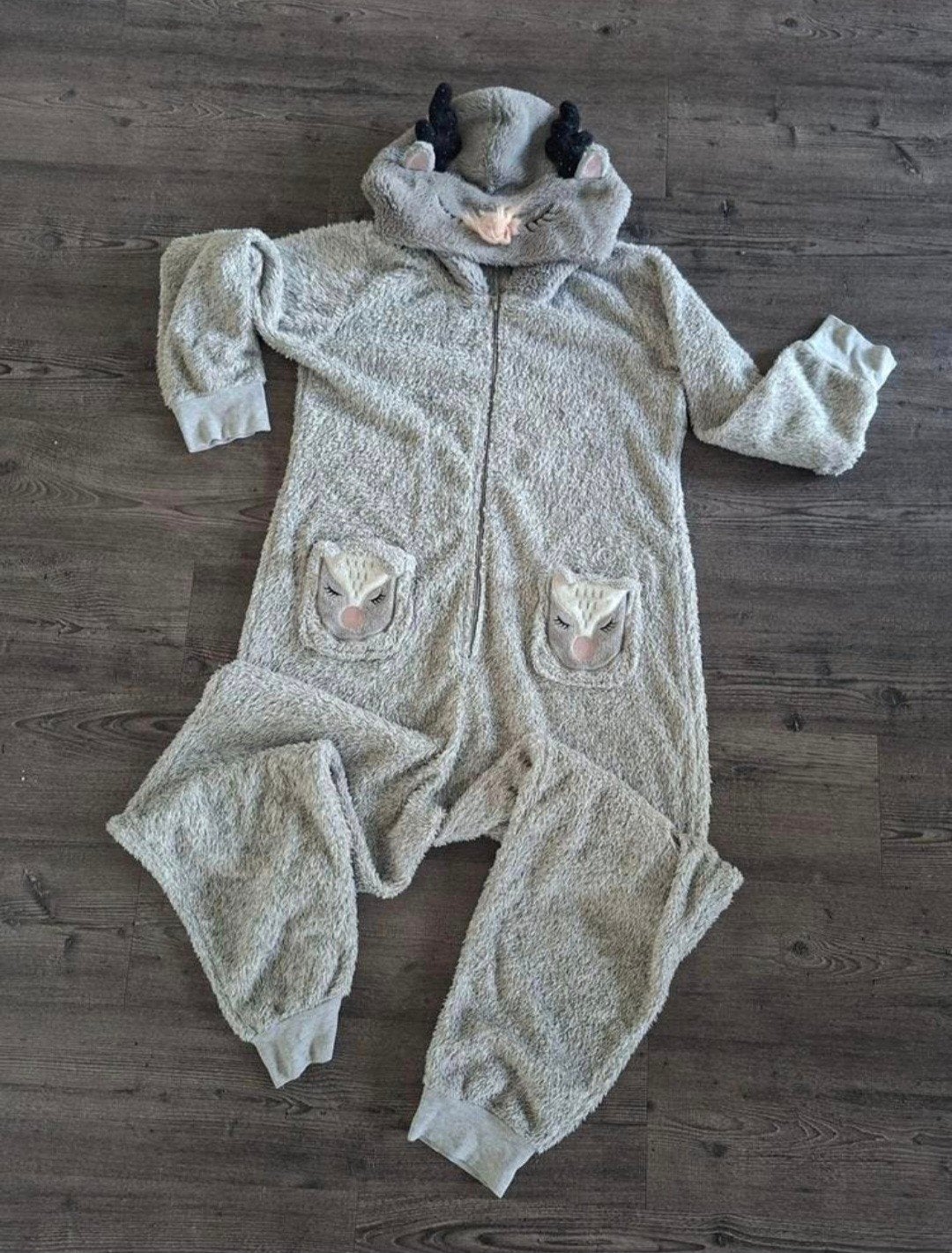 Hunkemöller Rendier Onesie XL - Warm & Comfortabel, Hunkemöller, Ophalen of Verzenden, Zo goed als nieuw, Maat 46/48 (XL) of groter