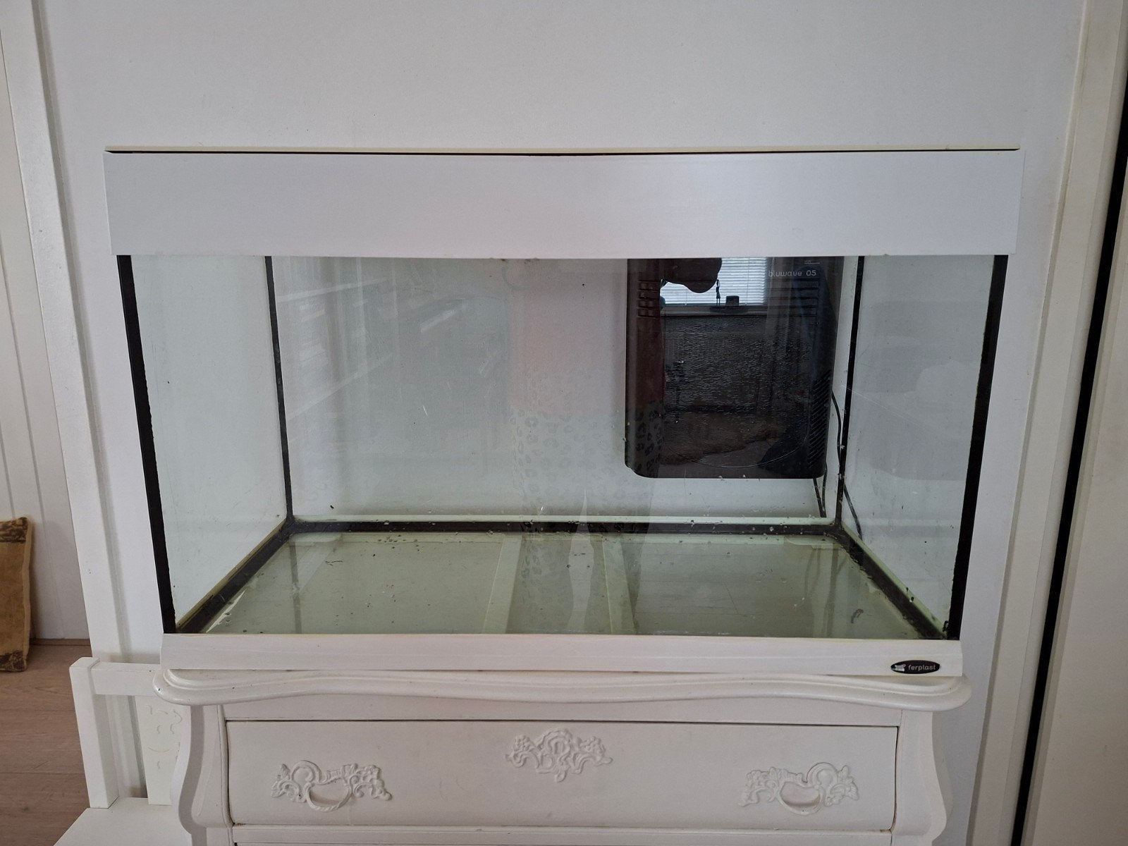 Aquarium ferplast, Ophalen of Verzenden, Inclusief toebehoren, Gebruikt, Leeg aquarium