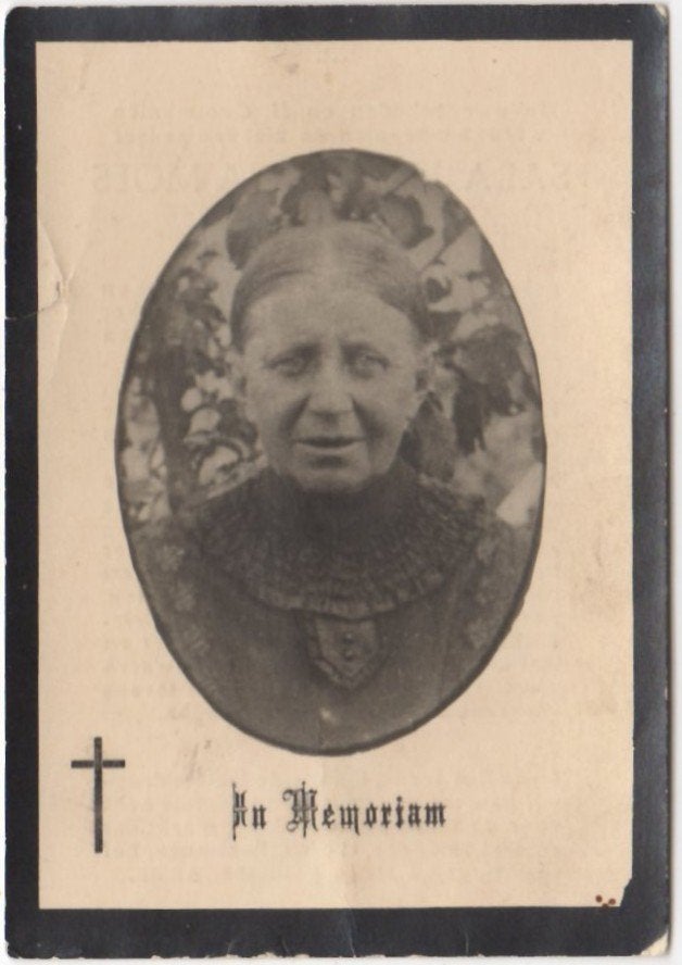 Sara J. Moes 1859 Biervliet + 1956 Philippine, 97 jaar oud, Verzenden