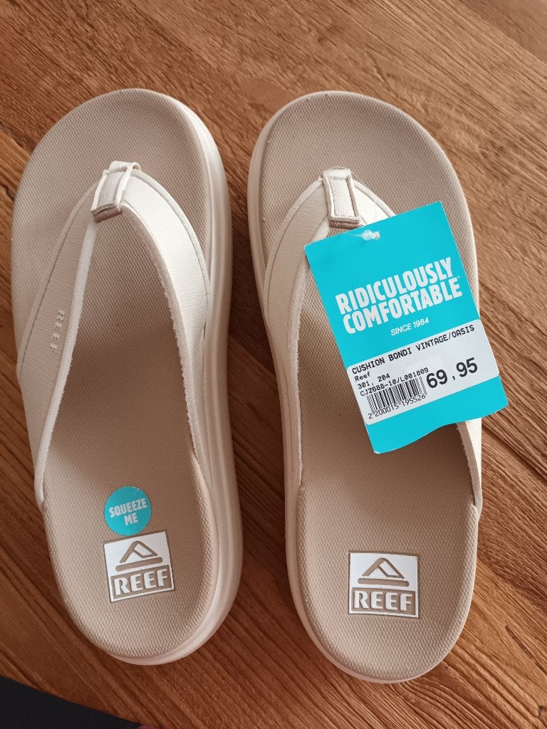 REEF dames slippers, Kleding | Dames, Schoenen, Slippers, Beige, REEF, Nieuw
