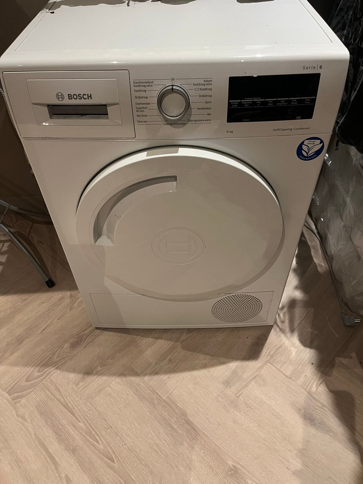 Bosch Serie 6 SelfCleaning Condenser Wasdroger 8 kg, Witgoed en Apparatuur, Ophalen, 8 tot 10 kg, Zo goed als nieuw, 85 tot 90 cm