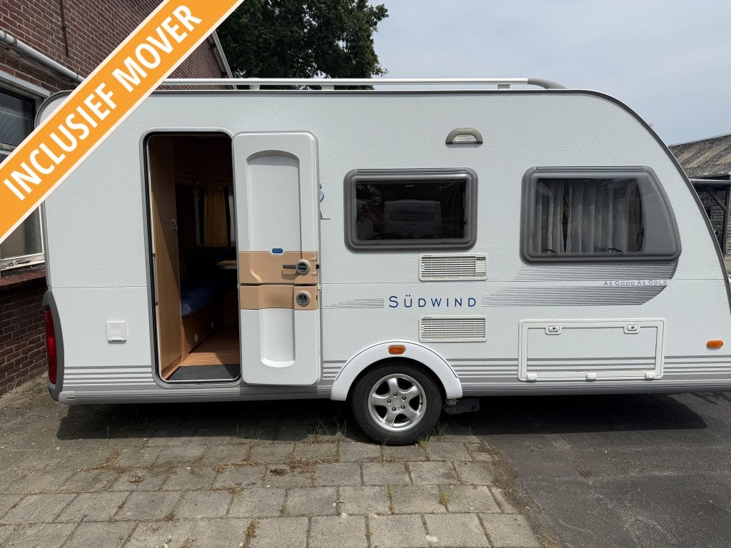 KNAUS SUDWIND 420 QD VASTBED TREINZIT LUIFEL MOVER TOPSTAAT, Overige typen, Bedrijf, Treinzit, 750 - 1000 kg