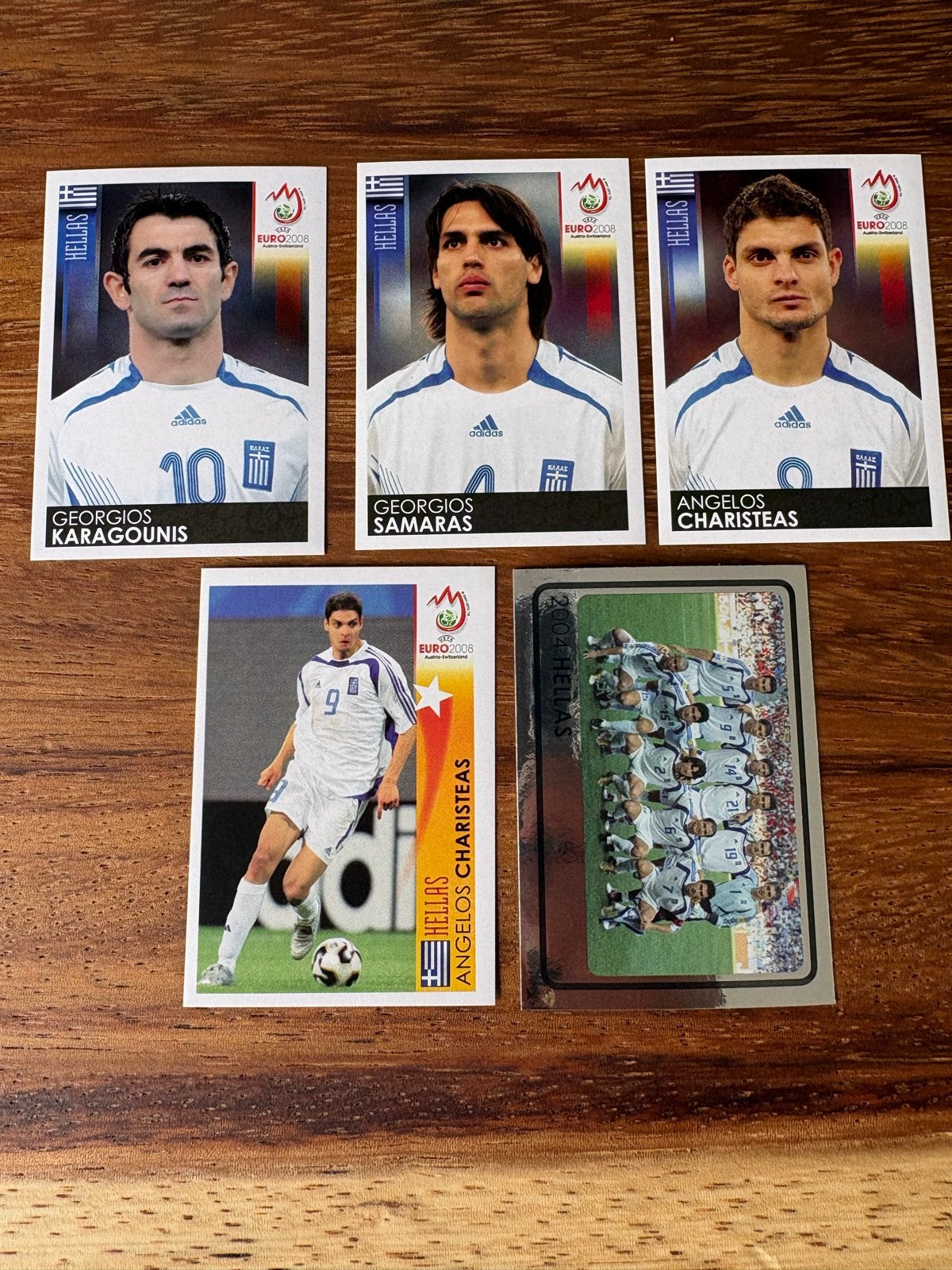 Panini Euro 2008 Voetbal Stickers - Nummers 376, 380, 382, 5, Ophalen of Verzenden, Zo goed als nieuw