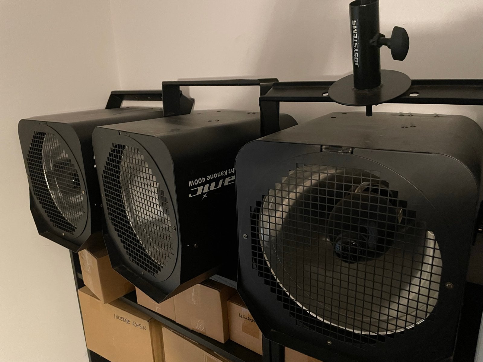 JB Systems Schwarzlicht Kanon400W (3 stuks), Ophalen, Gebruikt, Licht