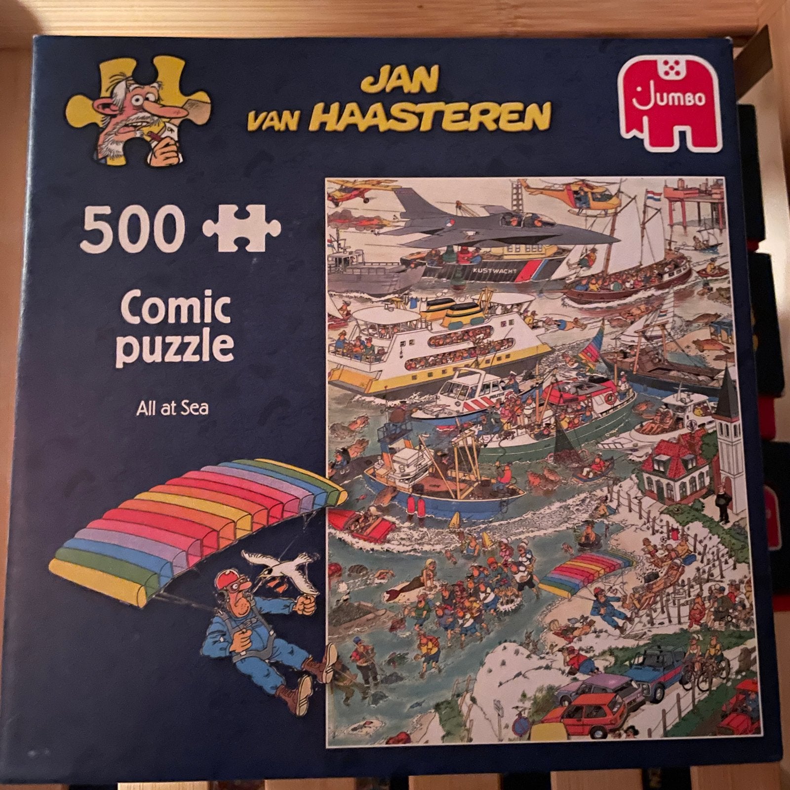 Jan van Haasteren 500 stukjes puzzel - All at Sea