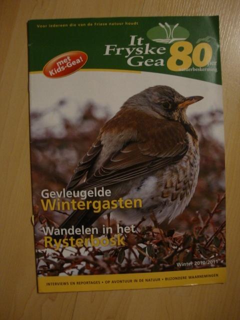 Tijdschrift IT FRYSKE GEA winter 2010/2011 80 jier natuurbe-, Ophalen of Verzenden, Gelezen, Overige typen