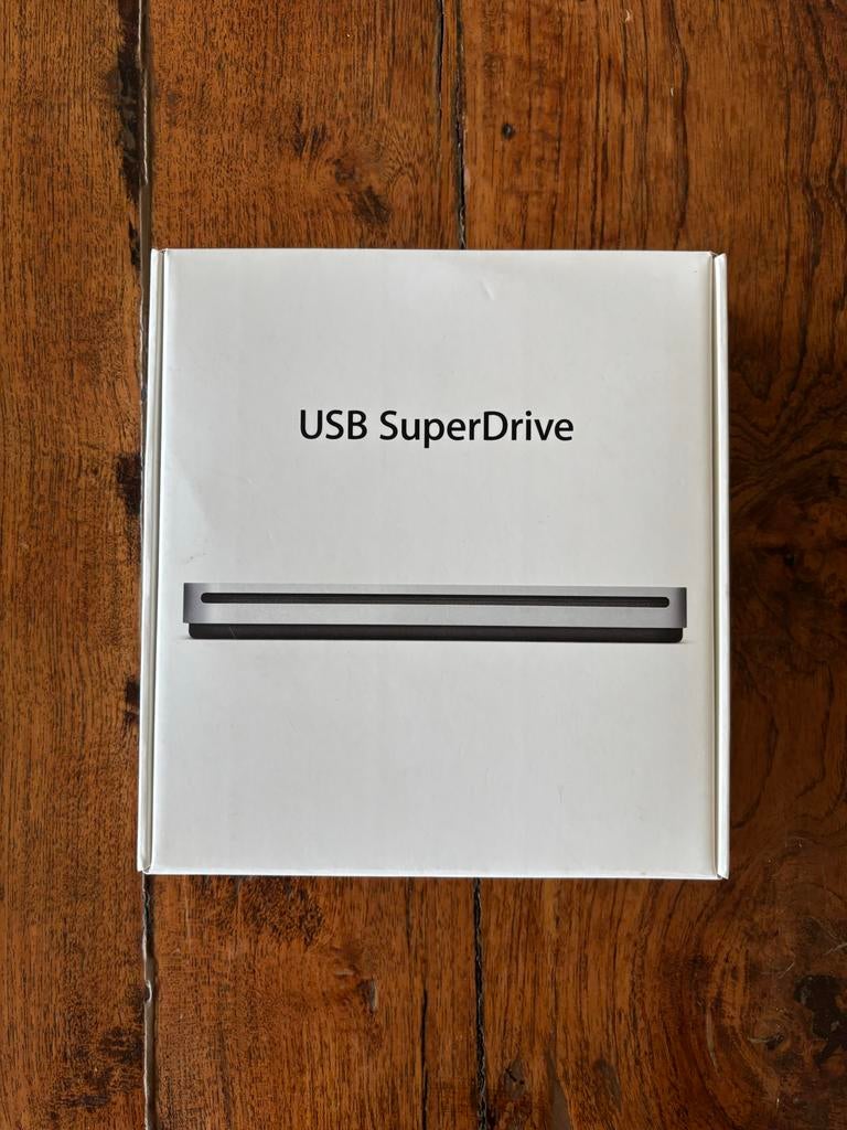 Apple USB SuperDrive - Externe CD/DVD-speler - zgan!, Ophalen of Verzenden, Zo goed als nieuw, Extern, Cd