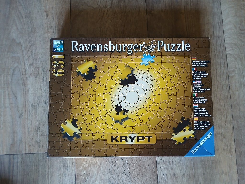 Ravensburger Krypt puzzel, Ophalen of Verzenden, 500 t/m 1500 stukjes, Zo goed als nieuw