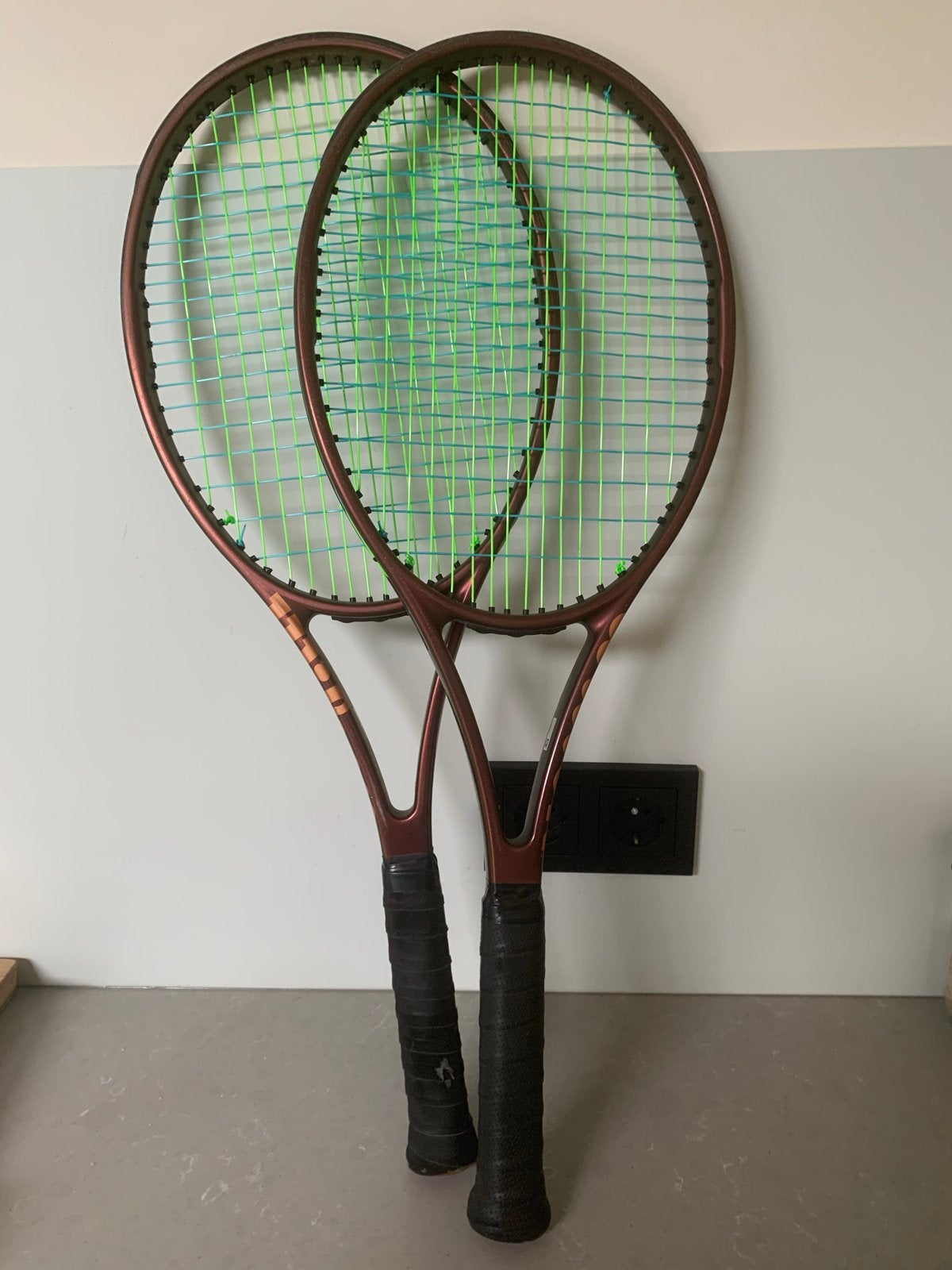 Wilson Pro Staff 97 V14 315g 16x19  L3 gripmaat (2 stuks), Sport en Fitness, Tennis, Ophalen of Verzenden, Zo goed als nieuw, Racket