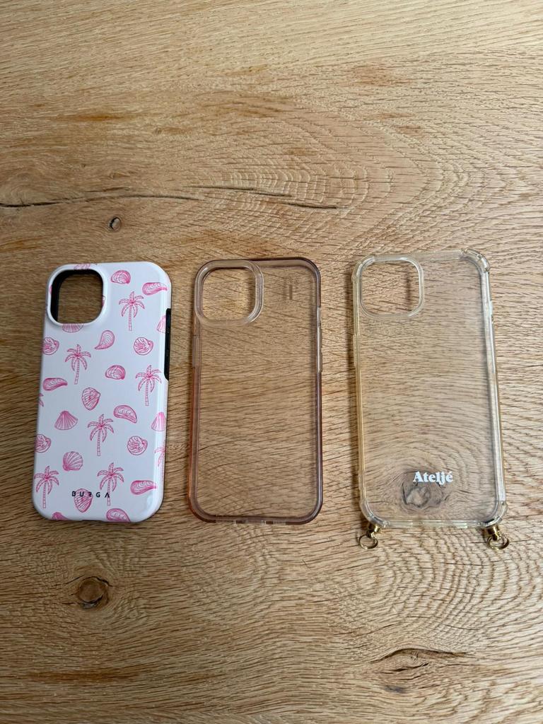 iPhone 15 hoesjes | Meerdere varianten | Per stuk te koop, Ophalen of Verzenden, Zo goed als nieuw